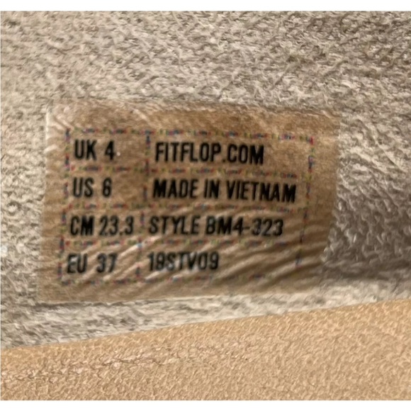 FitFlop Womens Siren Espadrilles Rose Gold Metallic W/Dynamicush Sz 6 Superb! - Picture 13 of 14